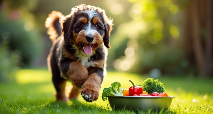 Choosing the Best Dog Food for Bernedoodles